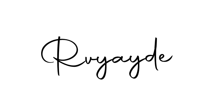 You should practise on your own different ways (Autography-DOLnW) to write your name (Rvyayde) in signature. don't let someone else do it for you. Rvyayde signature style 10 images and pictures png