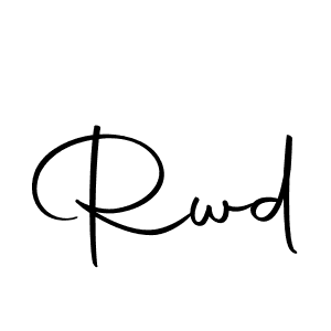 Make a beautiful signature design for name Rwd. With this signature (Autography-DOLnW) style, you can create a handwritten signature for free. Rwd signature style 10 images and pictures png