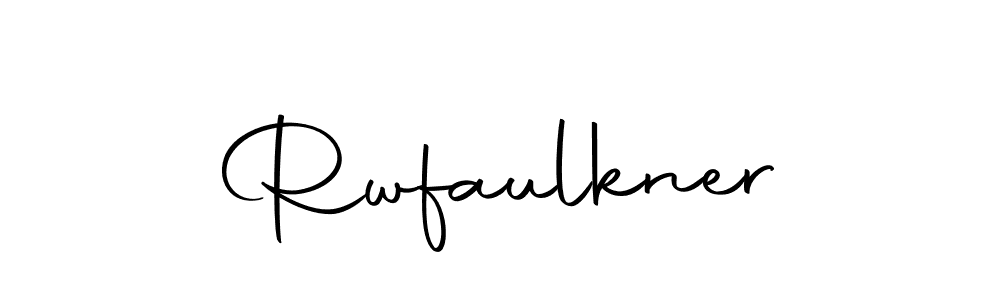 Autography-DOLnW is a professional signature style that is perfect for those who want to add a touch of class to their signature. It is also a great choice for those who want to make their signature more unique. Get Rwfaulkner name to fancy signature for free. Rwfaulkner signature style 10 images and pictures png