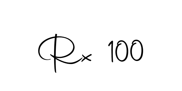 Create a beautiful signature design for name Rx 100. With this signature (Autography-DOLnW) fonts, you can make a handwritten signature for free. Rx 100 signature style 10 images and pictures png