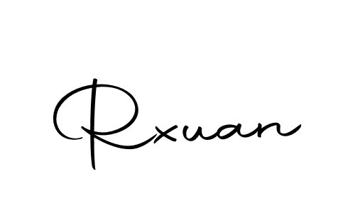 Create a beautiful signature design for name Rxuan. With this signature (Autography-DOLnW) fonts, you can make a handwritten signature for free. Rxuan signature style 10 images and pictures png