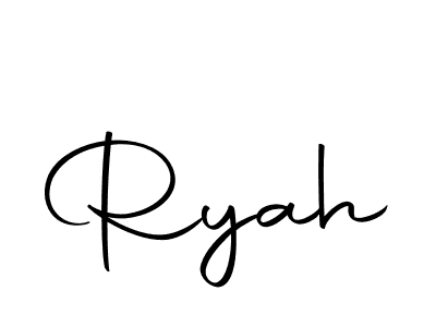 if you are searching for the best signature style for your name Ryah. so please give up your signature search. here we have designed multiple signature styles  using Autography-DOLnW. Ryah signature style 10 images and pictures png