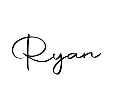 Design your own signature with our free online signature maker. With this signature software, you can create a handwritten (Autography-DOLnW) signature for name Ryan. Ryan signature style 10 images and pictures png