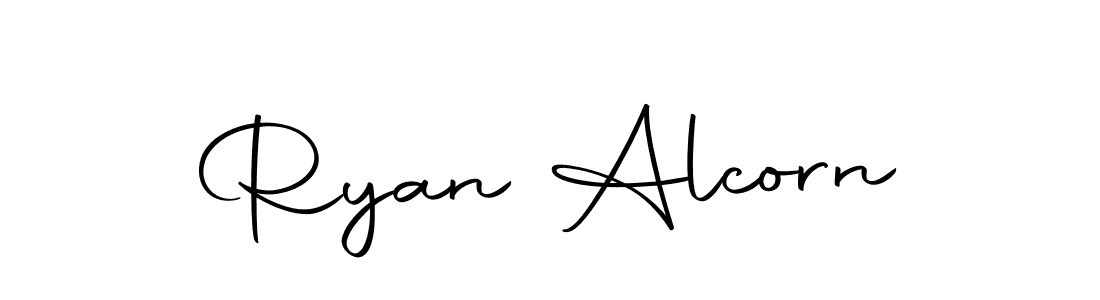 Ryan Alcorn stylish signature style. Best Handwritten Sign (Autography-DOLnW) for my name. Handwritten Signature Collection Ideas for my name Ryan Alcorn. Ryan Alcorn signature style 10 images and pictures png