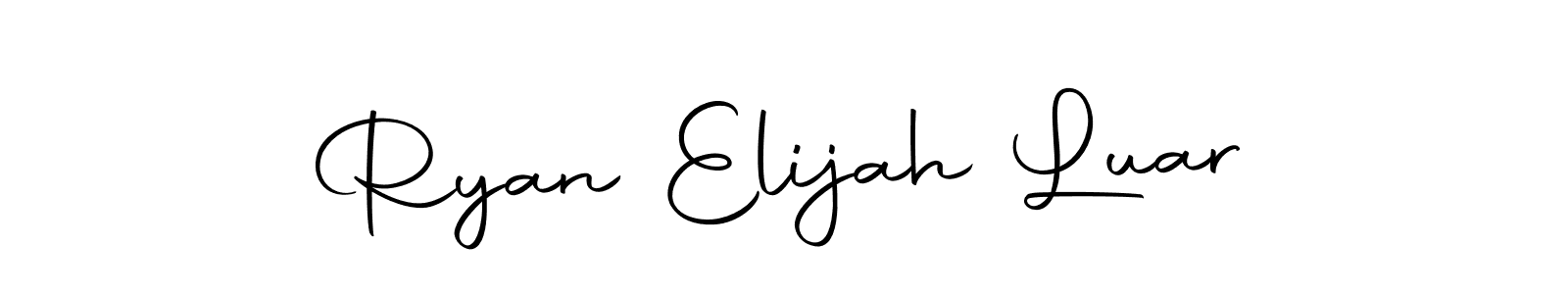 This is the best signature style for the Ryan Elijah Luar name. Also you like these signature font (Autography-DOLnW). Mix name signature. Ryan Elijah Luar signature style 10 images and pictures png