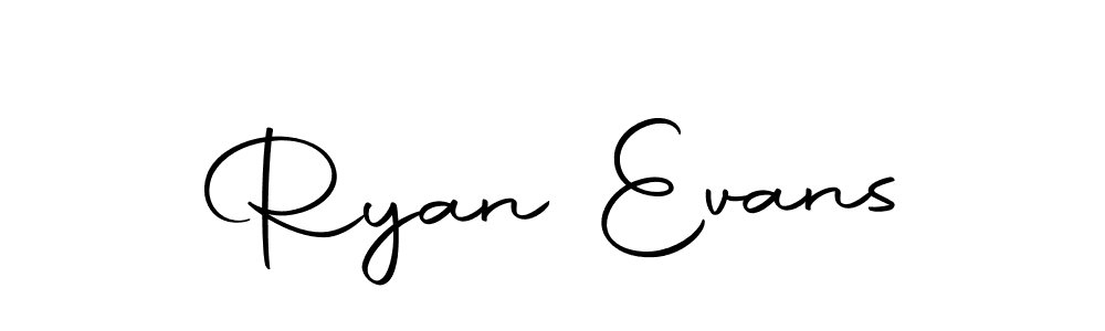 How to make Ryan Evans name signature. Use Autography-DOLnW style for creating short signs online. This is the latest handwritten sign. Ryan Evans signature style 10 images and pictures png