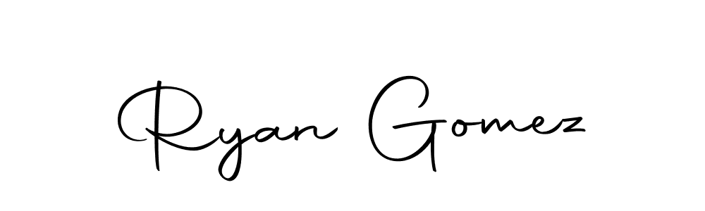 Ryan Gomez stylish signature style. Best Handwritten Sign (Autography-DOLnW) for my name. Handwritten Signature Collection Ideas for my name Ryan Gomez. Ryan Gomez signature style 10 images and pictures png