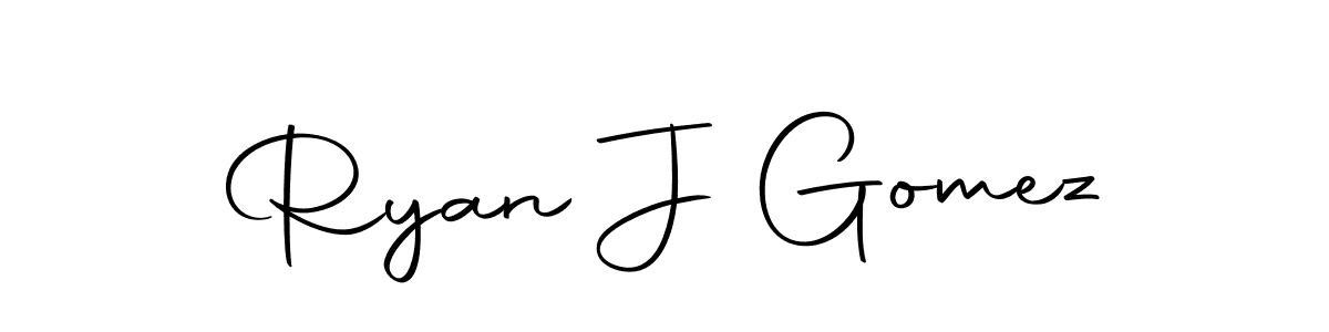 The best way (Autography-DOLnW) to make a short signature is to pick only two or three words in your name. The name Ryan J Gomez include a total of six letters. For converting this name. Ryan J Gomez signature style 10 images and pictures png