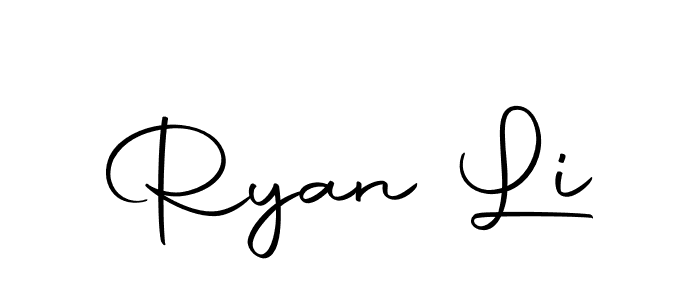 Also we have Ryan Li name is the best signature style. Create professional handwritten signature collection using Autography-DOLnW autograph style. Ryan Li signature style 10 images and pictures png