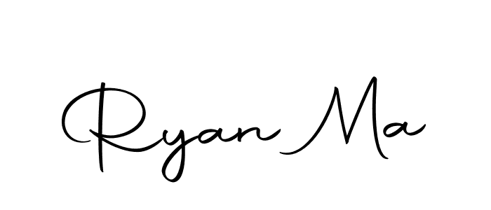Ryan Ma stylish signature style. Best Handwritten Sign (Autography-DOLnW) for my name. Handwritten Signature Collection Ideas for my name Ryan Ma. Ryan Ma signature style 10 images and pictures png