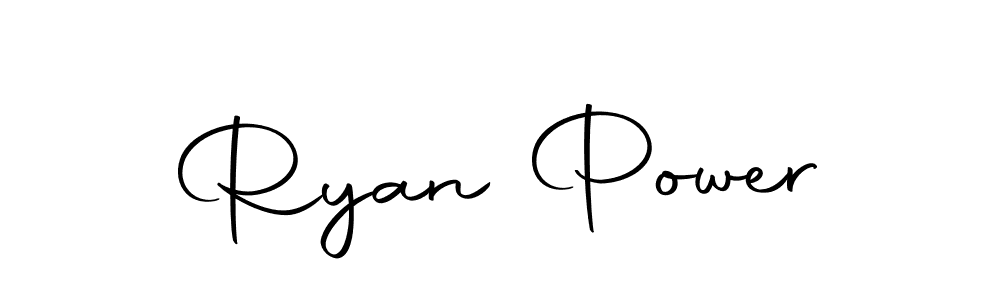 Design your own signature with our free online signature maker. With this signature software, you can create a handwritten (Autography-DOLnW) signature for name Ryan Power. Ryan Power signature style 10 images and pictures png
