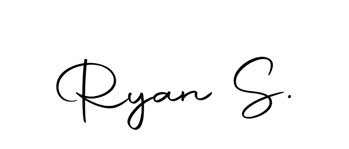 Make a beautiful signature design for name Ryan S.. With this signature (Autography-DOLnW) style, you can create a handwritten signature for free. Ryan S. signature style 10 images and pictures png