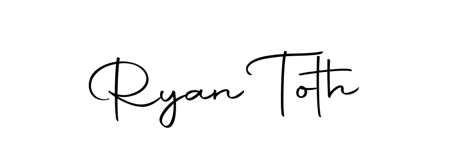 Make a beautiful signature design for name Ryan Toth. With this signature (Autography-DOLnW) style, you can create a handwritten signature for free. Ryan Toth signature style 10 images and pictures png