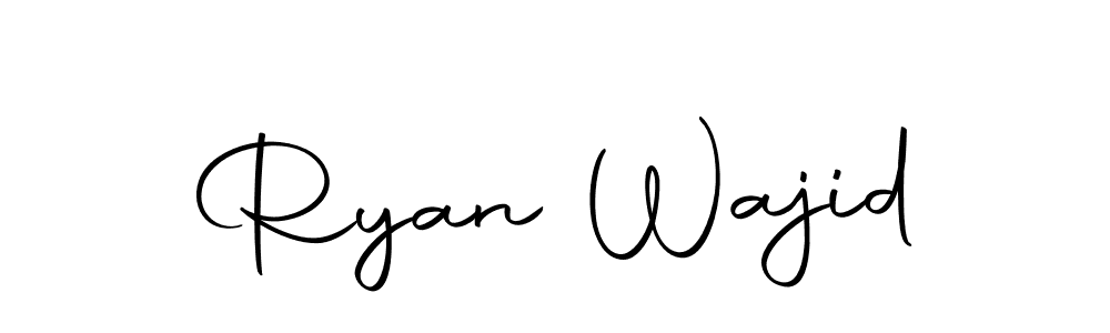 Create a beautiful signature design for name Ryan Wajid. With this signature (Autography-DOLnW) fonts, you can make a handwritten signature for free. Ryan Wajid signature style 10 images and pictures png