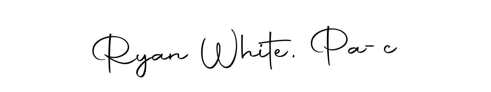 Make a beautiful signature design for name Ryan White, Pa-c. With this signature (Autography-DOLnW) style, you can create a handwritten signature for free. Ryan White, Pa-c signature style 10 images and pictures png