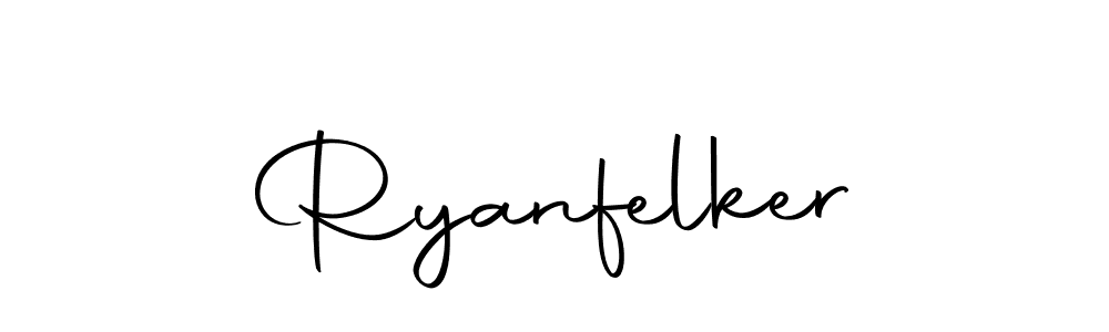 Make a beautiful signature design for name Ryanfelker. With this signature (Autography-DOLnW) style, you can create a handwritten signature for free. Ryanfelker signature style 10 images and pictures png