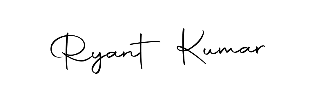 Make a short Ryant Kumar signature style. Manage your documents anywhere anytime using Autography-DOLnW. Create and add eSignatures, submit forms, share and send files easily. Ryant Kumar signature style 10 images and pictures png