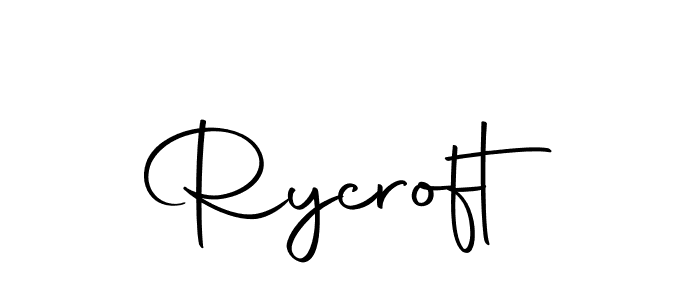 Similarly Autography-DOLnW is the best handwritten signature design. Signature creator online .You can use it as an online autograph creator for name Rycroft. Rycroft signature style 10 images and pictures png