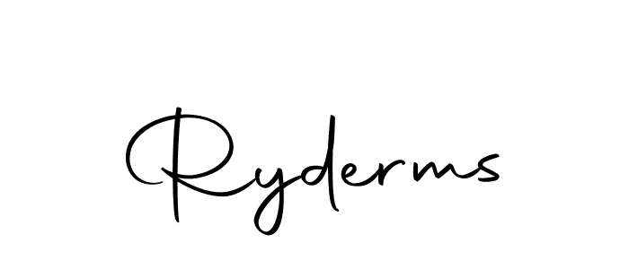 Create a beautiful signature design for name Ryderms. With this signature (Autography-DOLnW) fonts, you can make a handwritten signature for free. Ryderms signature style 10 images and pictures png