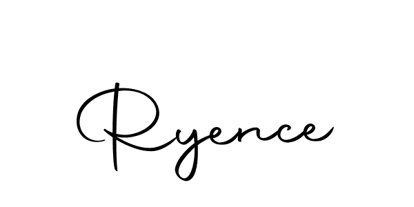 How to make Ryence signature? Autography-DOLnW is a professional autograph style. Create handwritten signature for Ryence name. Ryence signature style 10 images and pictures png