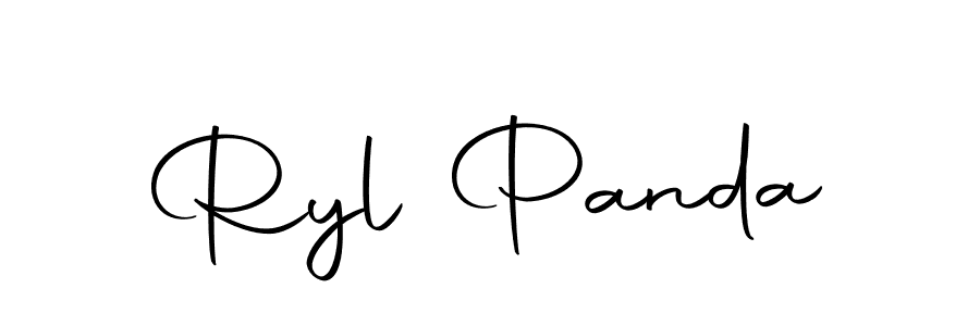 Use a signature maker to create a handwritten signature online. With this signature software, you can design (Autography-DOLnW) your own signature for name Ryl Panda. Ryl Panda signature style 10 images and pictures png