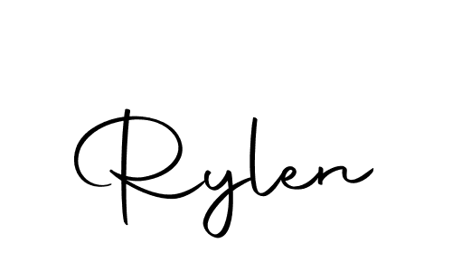 if you are searching for the best signature style for your name Rylen. so please give up your signature search. here we have designed multiple signature styles  using Autography-DOLnW. Rylen signature style 10 images and pictures png