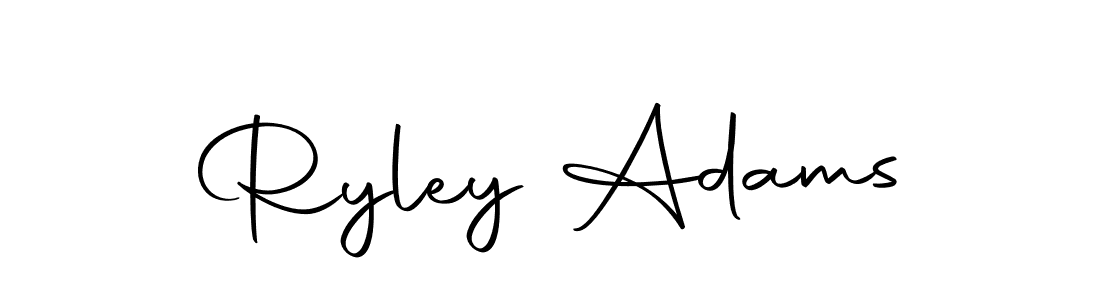 Make a beautiful signature design for name Ryley Adams. With this signature (Autography-DOLnW) style, you can create a handwritten signature for free. Ryley Adams signature style 10 images and pictures png