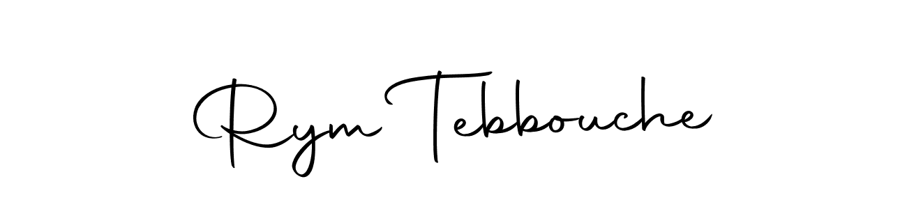 Also You can easily find your signature by using the search form. We will create Rym Tebbouche name handwritten signature images for you free of cost using Autography-DOLnW sign style. Rym Tebbouche signature style 10 images and pictures png