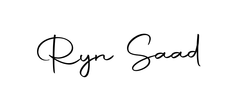 You can use this online signature creator to create a handwritten signature for the name Ryn Saad. This is the best online autograph maker. Ryn Saad signature style 10 images and pictures png