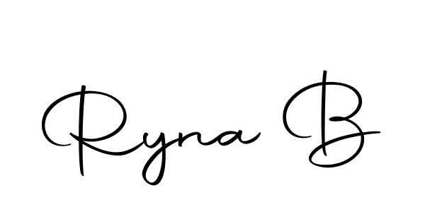 You can use this online signature creator to create a handwritten signature for the name Ryna B. This is the best online autograph maker. Ryna B signature style 10 images and pictures png