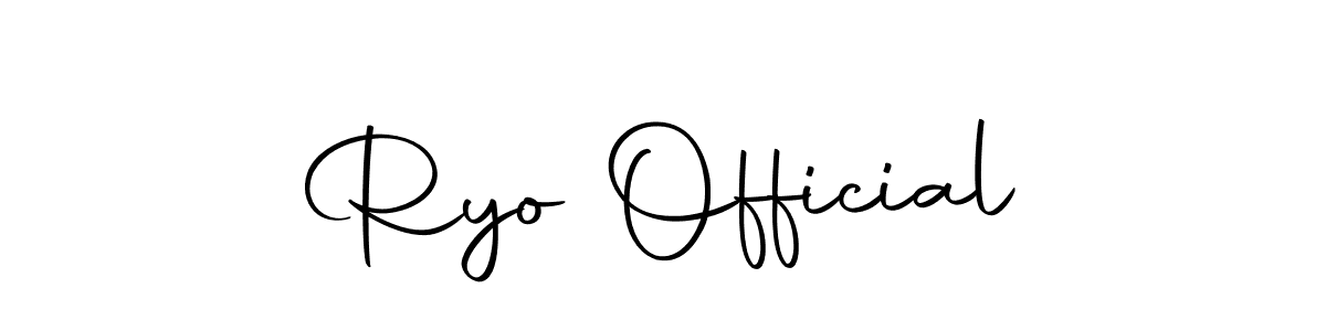 How to make Ryo Official signature? Autography-DOLnW is a professional autograph style. Create handwritten signature for Ryo Official name. Ryo Official signature style 10 images and pictures png