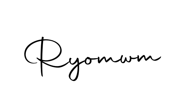 You can use this online signature creator to create a handwritten signature for the name Ryomwm. This is the best online autograph maker. Ryomwm signature style 10 images and pictures png