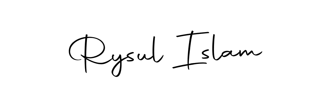 Make a short Rysul Islam signature style. Manage your documents anywhere anytime using Autography-DOLnW. Create and add eSignatures, submit forms, share and send files easily. Rysul Islam signature style 10 images and pictures png