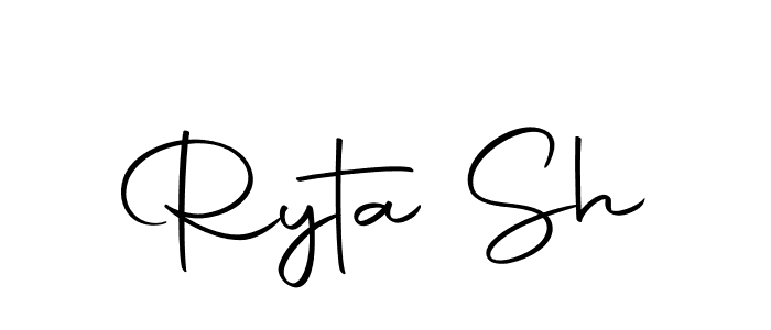 How to make Ryta Sh signature? Autography-DOLnW is a professional autograph style. Create handwritten signature for Ryta Sh name. Ryta Sh signature style 10 images and pictures png