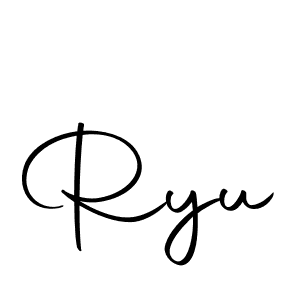 You should practise on your own different ways (Autography-DOLnW) to write your name (Ryu) in signature. don't let someone else do it for you. Ryu signature style 10 images and pictures png