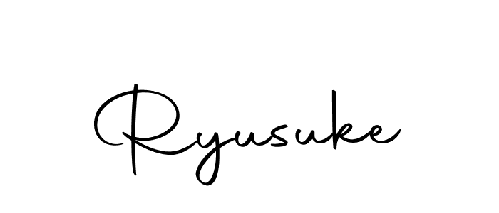 You should practise on your own different ways (Autography-DOLnW) to write your name (Ryusuke) in signature. don't let someone else do it for you. Ryusuke signature style 10 images and pictures png