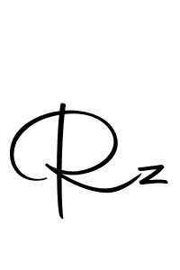 Create a beautiful signature design for name Rz. With this signature (Autography-DOLnW) fonts, you can make a handwritten signature for free. Rz signature style 10 images and pictures png