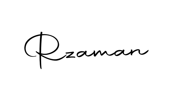 Design your own signature with our free online signature maker. With this signature software, you can create a handwritten (Autography-DOLnW) signature for name Rzaman. Rzaman signature style 10 images and pictures png