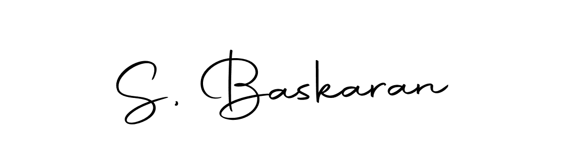 if you are searching for the best signature style for your name S, Baskaran. so please give up your signature search. here we have designed multiple signature styles  using Autography-DOLnW. S, Baskaran signature style 10 images and pictures png