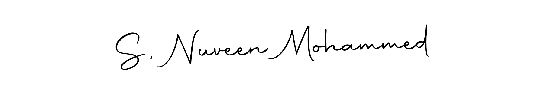 How to Draw S, Nuveen Mohammed signature style? Autography-DOLnW is a latest design signature styles for name S, Nuveen Mohammed. S, Nuveen Mohammed signature style 10 images and pictures png