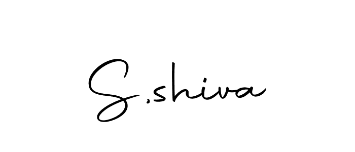 Use a signature maker to create a handwritten signature online. With this signature software, you can design (Autography-DOLnW) your own signature for name S,shiva. S,shiva signature style 10 images and pictures png