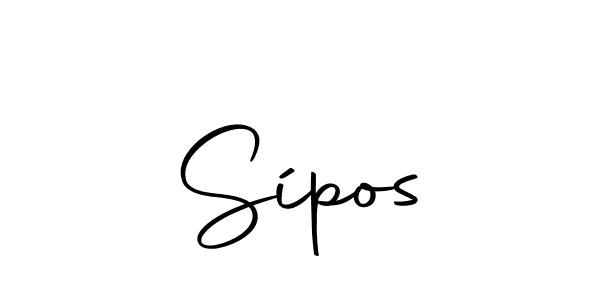 How to make Sípos name signature. Use Autography-DOLnW style for creating short signs online. This is the latest handwritten sign. Sípos signature style 10 images and pictures png