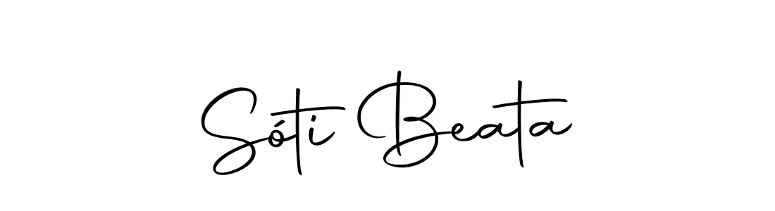 You should practise on your own different ways (Autography-DOLnW) to write your name (Sóti Beata) in signature. don't let someone else do it for you. Sóti Beata signature style 10 images and pictures png