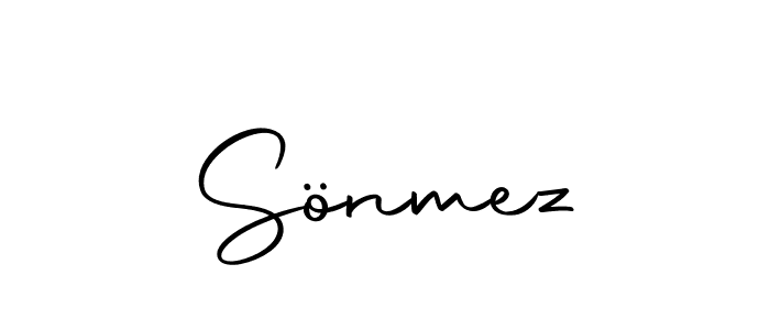 if you are searching for the best signature style for your name Sönmez. so please give up your signature search. here we have designed multiple signature styles  using Autography-DOLnW. Sönmez signature style 10 images and pictures png