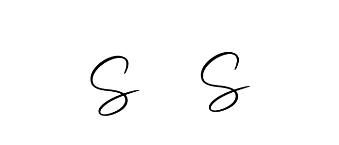 How to make S ❤ S name signature. Use Autography-DOLnW style for creating short signs online. This is the latest handwritten sign. S ❤ S signature style 10 images and pictures png