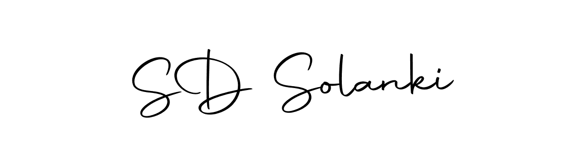 Make a beautiful signature design for name S  D Solanki. With this signature (Autography-DOLnW) style, you can create a handwritten signature for free. S  D Solanki signature style 10 images and pictures png