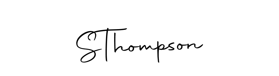Design your own signature with our free online signature maker. With this signature software, you can create a handwritten (Autography-DOLnW) signature for name S  Thompson. S  Thompson signature style 10 images and pictures png