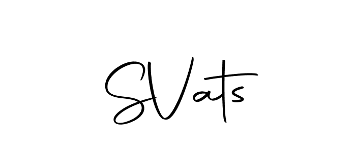 How to make S  Vats signature? Autography-DOLnW is a professional autograph style. Create handwritten signature for S  Vats name. S  Vats signature style 10 images and pictures png