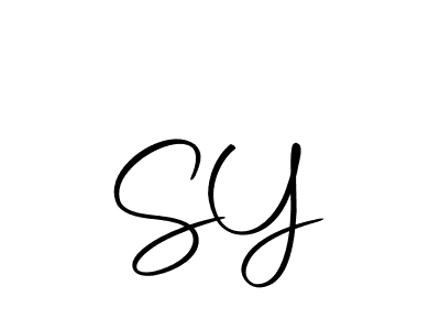 Make a beautiful signature design for name S  Y. With this signature (Autography-DOLnW) style, you can create a handwritten signature for free. S  Y signature style 10 images and pictures png