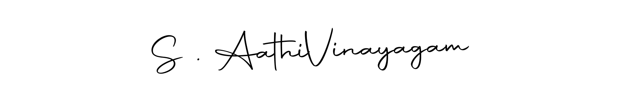 Make a beautiful signature design for name S . Aathi  Vinayagam. With this signature (Autography-DOLnW) style, you can create a handwritten signature for free. S . Aathi  Vinayagam signature style 10 images and pictures png